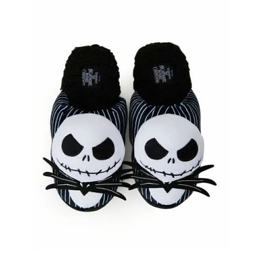 Ground Up Nightmare Before Christmas Men's Jack Skellington 3D Character Slipper